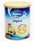 Sữa bột Dielac Alpha 123 - hộp 400g (hộp giấy dành cho trẻ từ 1 - 3 tuổi)