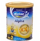 Sữa bột Dielac Alpha Step 2 - hộp 400g (hộp giấy dành cho trẻ từ 6 - 12 tháng)