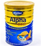 Sữa Dielac Alpha Gold step 2 - 900g, (cho trẻ từ 6- 12 tháng tuổi)