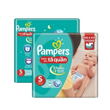 Tã quần Pampers S24