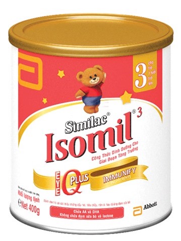 Sữa bột Abbott Similac Isomil 3 - hộp 400g (dành cho trẻ từ 1 - 3 tuổi)