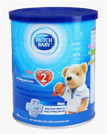 Sữa bột Dutch Lady Cô gái Hà Lan Step 1 - hộp 400g (hộp thiếc dành cho trẻ từ 0 - 6 tháng tuổi)