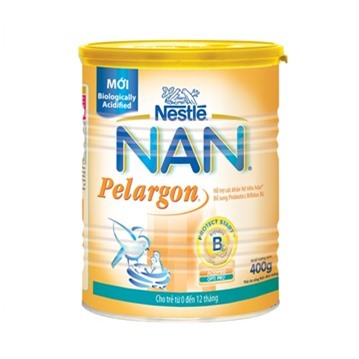 Sữa bột Nan Pelargon 1 - hộp 400g (dành cho trẻ từ 0 - 12 tháng)