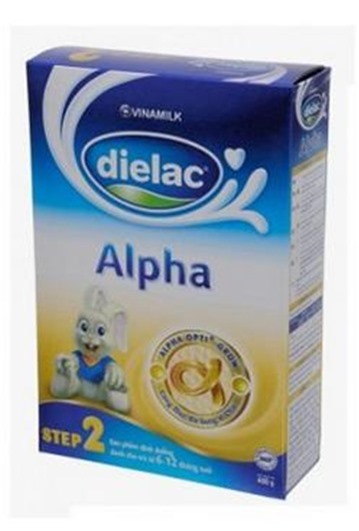 Sữa bột Dielac Alpha 2 hộp giấy 400g