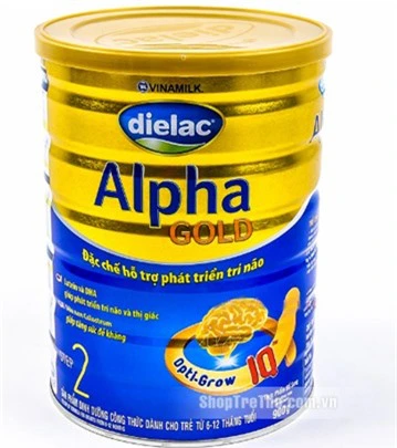 Sữa Dielac Alpha Gold step 2 - 900g, (cho trẻ từ 6- 12 tháng tuổi)