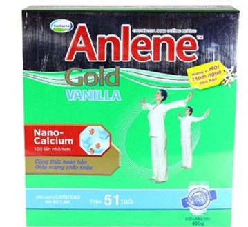 Sữa bột Anlene Gold hộp giấy 400g