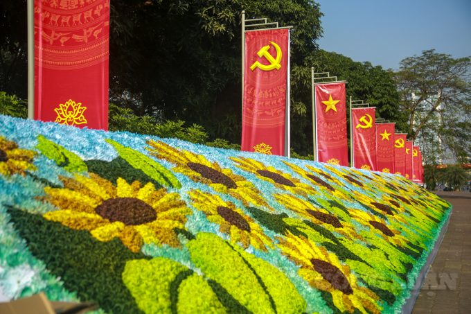 Hà Nội: Đường phố rực rỡ cờ hoa chào mừng Đại hội đại biểu toàn quốc lần thứ XIII của Đảng 5