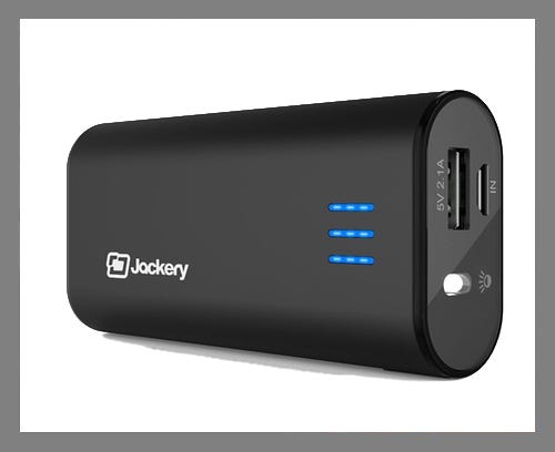 A portable battery