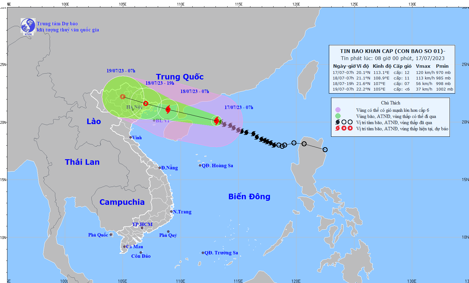 Tin bão khẩn cấp: Bão số 1 giật cấp 15, tiến nhanh vào ven biển Quảng Ninh - Hải Phòng - Ảnh 1