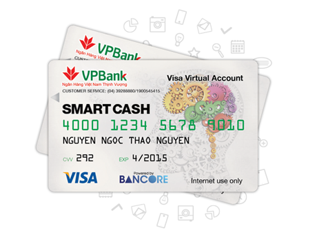 Sản phẩm thẻ VPBank Visa SmartCash của VPBank