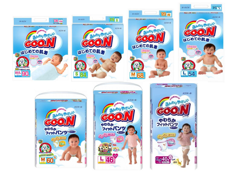 Cập nhật giá bán các loại bỉm Goon tháng 12/2016