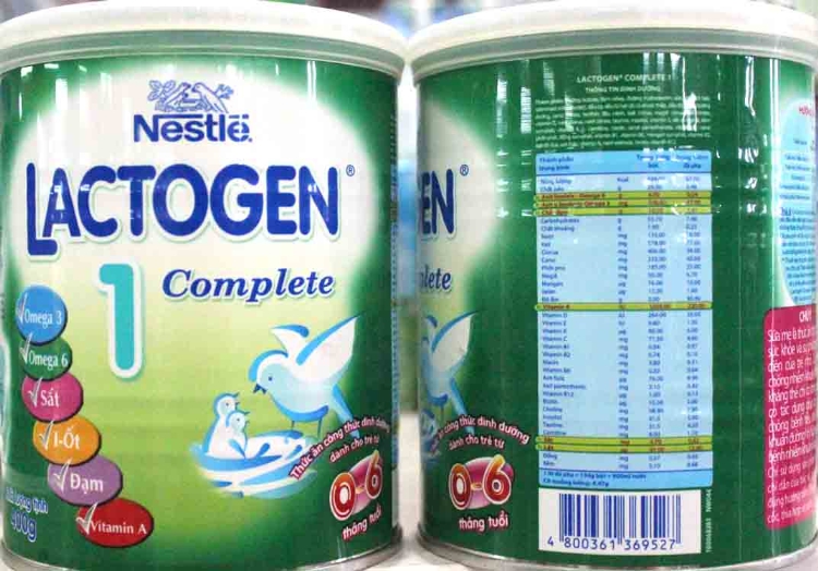 Bảng giá sữa bột Nestle Lactogen cập nhật tháng 2/2017