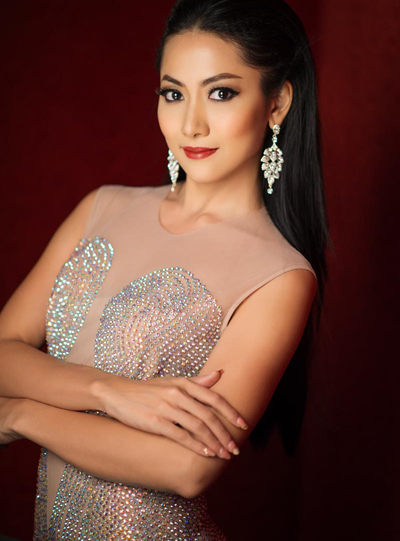 Hoa hậu Myanmar.