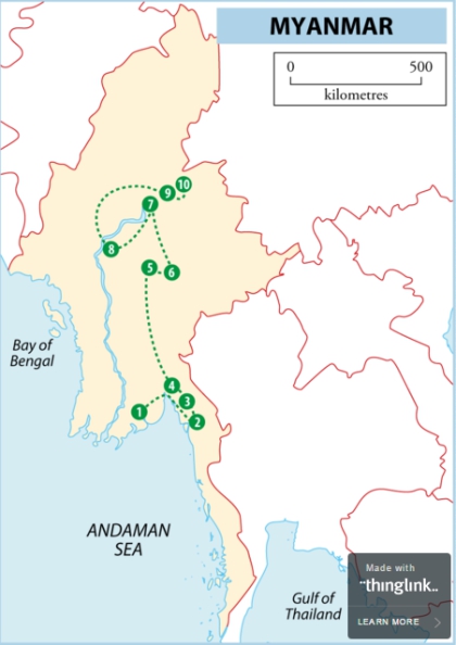 Cung đường phượt Myanmar