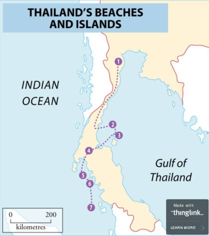 Cung đường phượt biển đảo Thái Lan