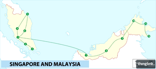 Cung đường phượt Singapore và Malaysia