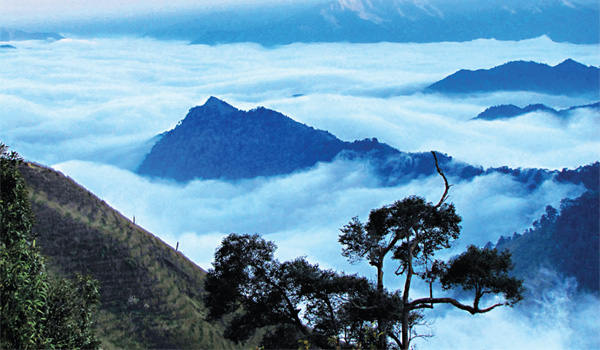 Tà Chì Nhù, thuộc dãy Phu Song Sung theo cách gọi của người dân tộc Thái hay Chung Chua Nhà theo cách gọi của người dân tộc Mông, là đỉnh núi cao thứ 6 Việt Nam (2.979 m)