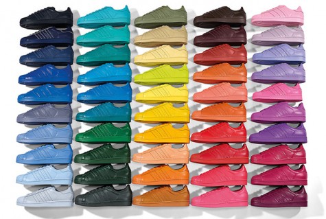 Những đôi giày thể thao đẹp mắt và sặc sỡ trong BST Adidas x Pharrell Supercolor