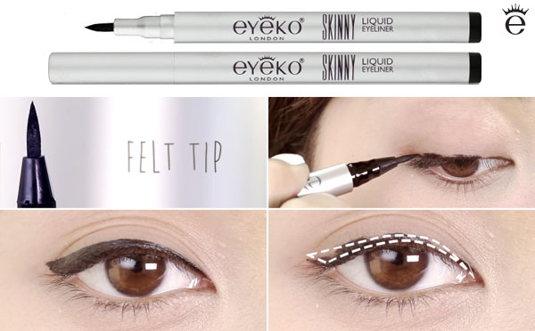 Eyeko Skinny Liquid Eyeliner giúp bạn điều chỉnh để có được đường kẻ như ý muốn