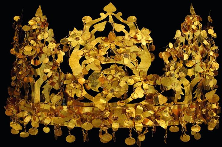Kho báu Tillia Tepe gồm khoảng 20.000 vật dụng bằng vàng ròng