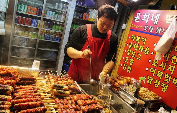 Ẩm thực đường phố Hàn Quốc rất đa dạng