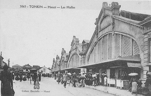 Chợ Đồng Xuân đầu thế kỷ 20. 