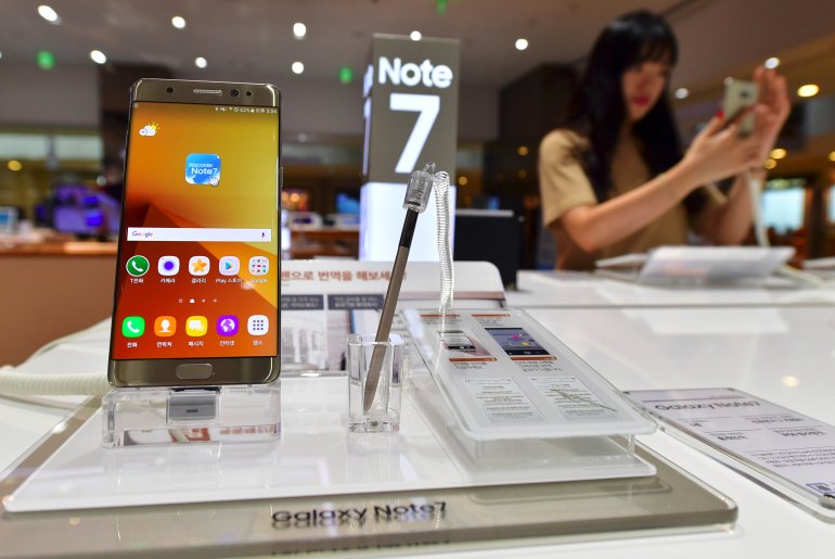 Đầu tháng 10, điện thoại Note 7 được bán trở lại trên thị trường