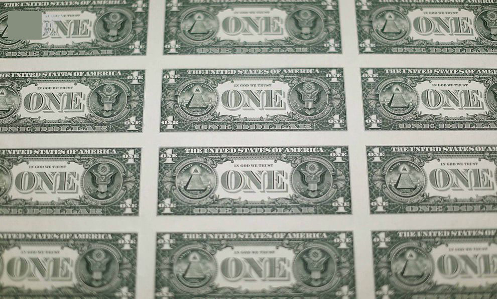Đồng tiền mệnh giá 1 đô la Mỹ năm 1918 do Cục chế bản và in ấn nước Mỹ công bố.
