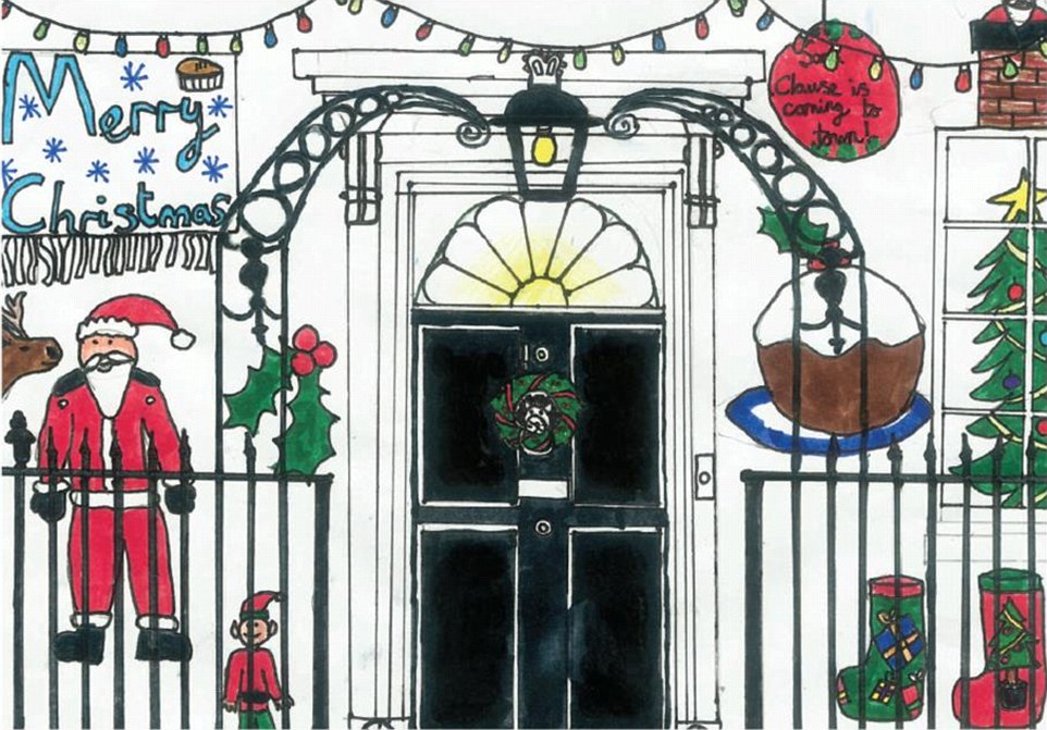 Bức ảnh đoạt giải vẽ của cậu bé 11 tuổi Jade Winsor về ngôi nhà mới ở phố Downing của Thủ tướng May