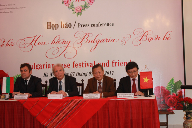 Đại sứ quán Bulgaria tại Việt Nam tổ chức họp báo công bố sự kiện lễ hội hoa hồng sắp tới