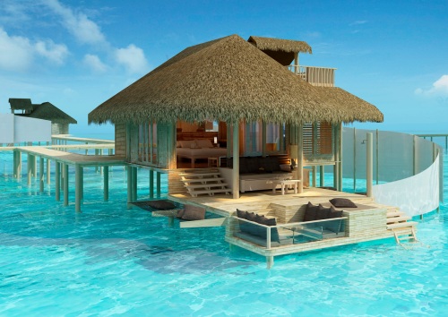 Thiên đường nghỉ dưỡng Maldives nổi tiếng với những khu nghỉ dưỡng sang trọng, là điểm trăng mật lãng mạn nhất và đắt đỏ nhất thế giới.