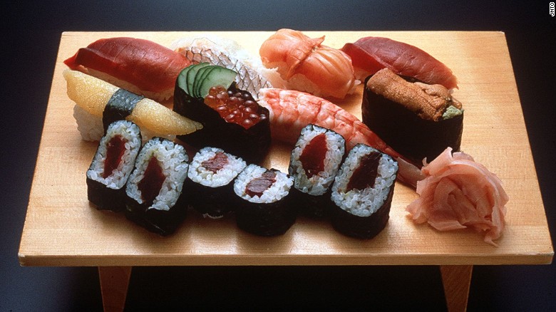 Các món ăn đều chứa đựng sự cầu kỳ và mỹ học như văn hóa Nhật Bản.