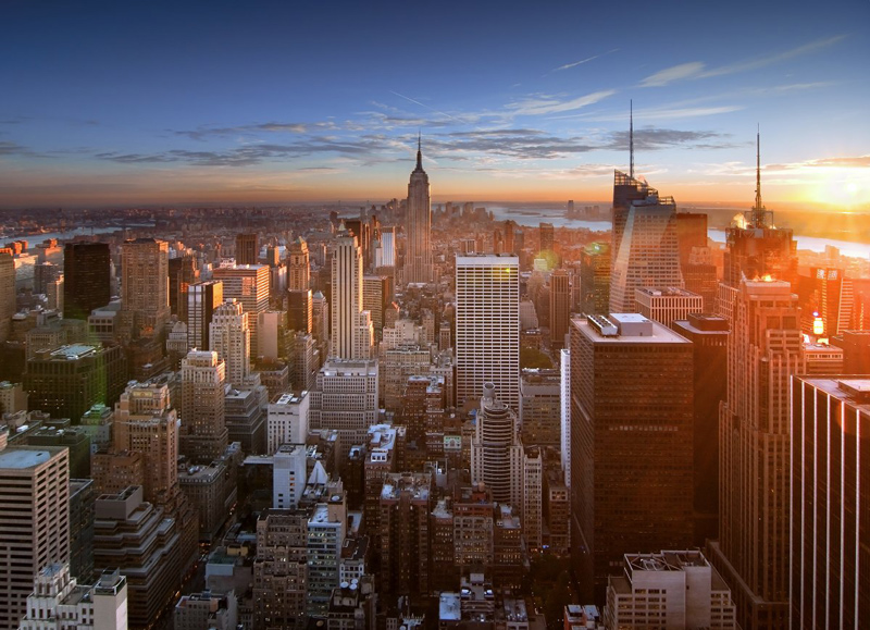 Thành phố New York, Mỹ (chi phí bình quân: 196,14 USD/đêm - tương đương 4,46 triệu đồng).