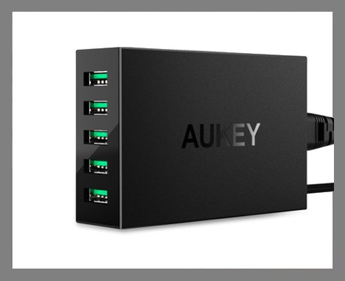 A multi-port USB wall charger