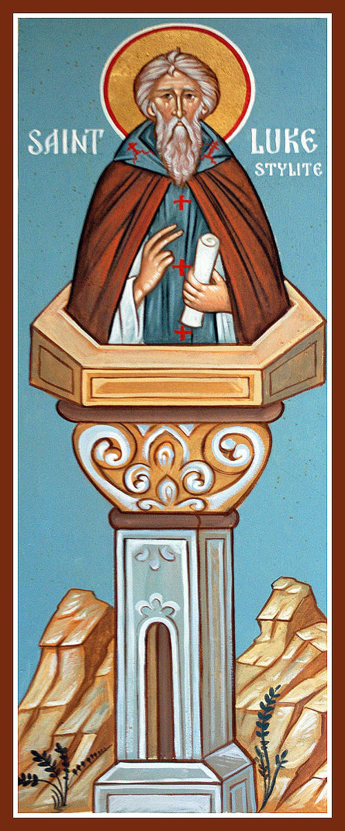 Thánh Simeon the Stylite người ngồi trên trụ đá lâu nhất