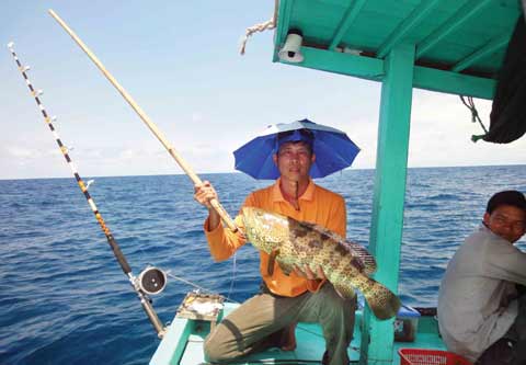 Tháng 6 đến tháng 9 lại là thời điểm thích hợp để câu cá biển tại Côn Đảo