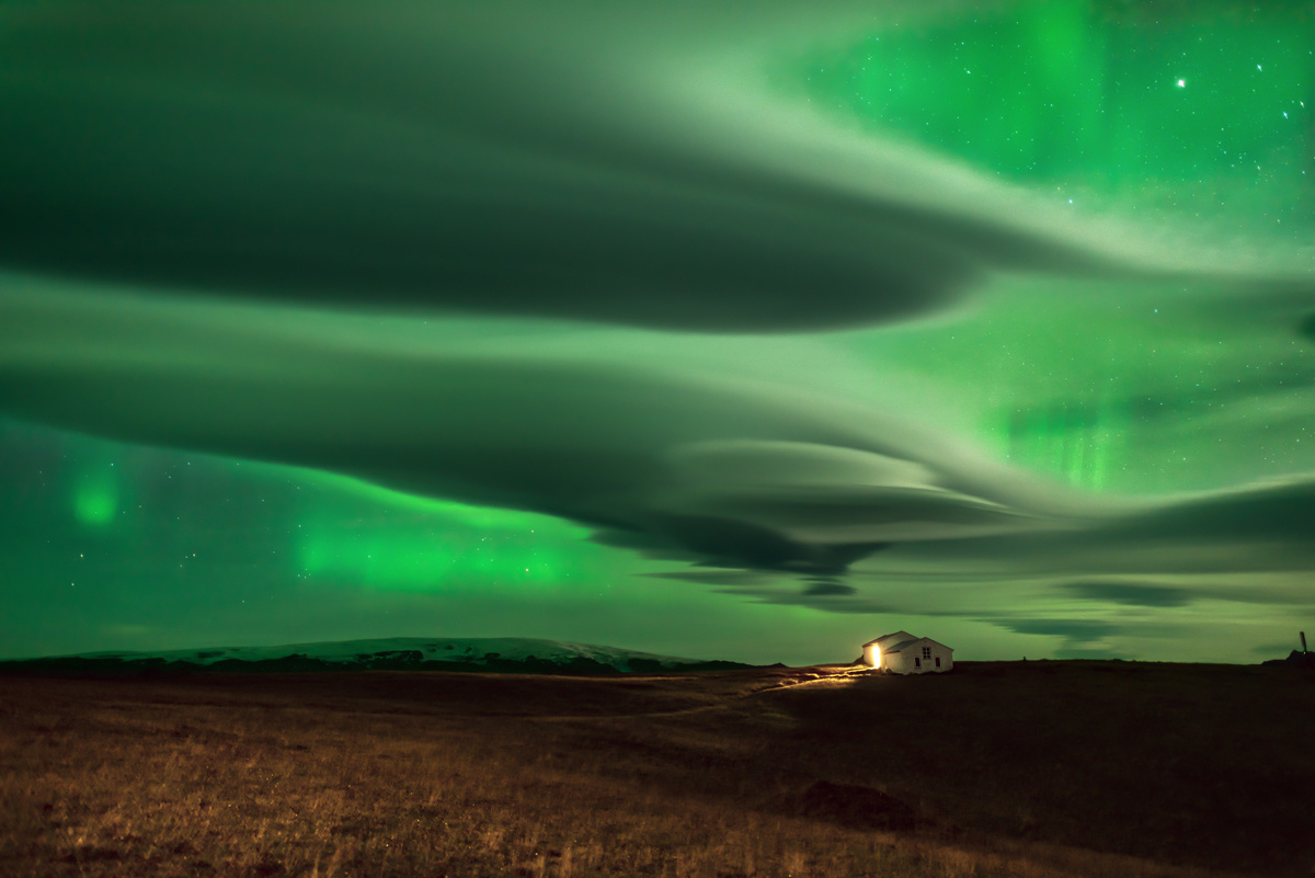 Bắc Cực quang ở Iceland (Ảnh: Daniele Boffelli)