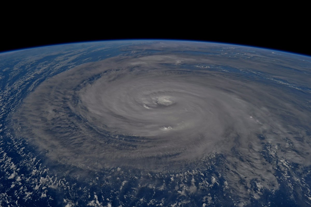 Ảnh chụp bão Noru từ Trạm ISS, ngày 1/8/2017. (Ảnh: Jack Fischer/NASA/Twitter)