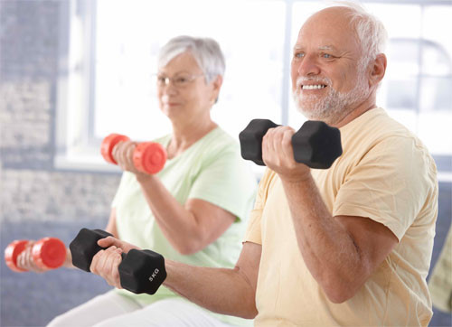 Thể dục thường xuyên để giảm lão hóa