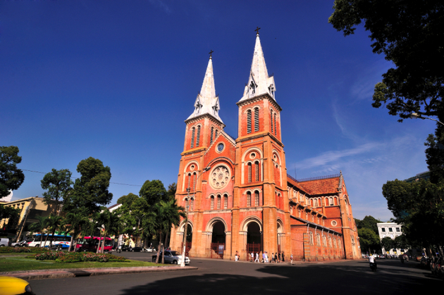 Nhà thờ Đức Bà tại TPHCM lưu giữ kiến trúc Pháp