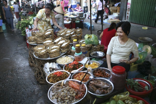 Một khu chợ ở TPHCM
