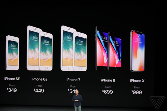 Apple tung bộ 3 iPhone mới với các mức giá chênh lệch