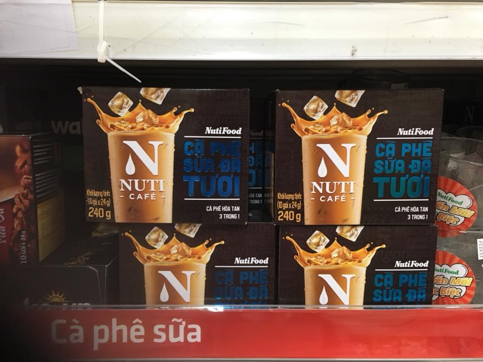 Sản phẩm cà phê được quảng cáo rầm rộ của Nutifood.