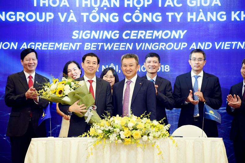 Mối quan hệ hợp tác chặt chẽ giữa hai doanh nghiệp nhằm phát triển thương hiệu Vietnam Airlines và Vingroup cũng như tăng sức cạnh tranh của sản phẩm dịch vụ
