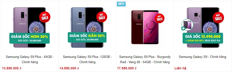 Nhiều khuyến mãi sốc cho Samsung Galaxy S9 Plus tại Hoàng Hà Mobile