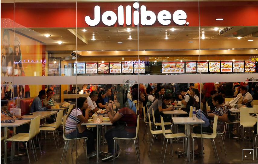 Jollibee là chuỗi cửa hàng thức ăn nhanh lớn trên thế giới