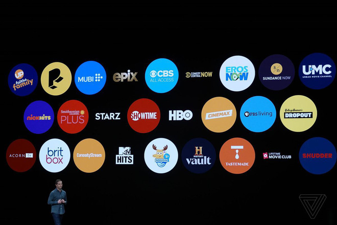 Apple giới thiệu nhưng kênh có trên dịch vụ Apple TV+.