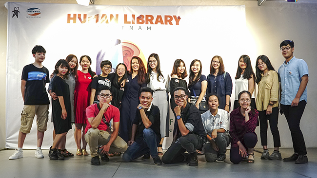 Ban tổ chức Human Library Vietnam. Ảnh: Human Library Vietnam
