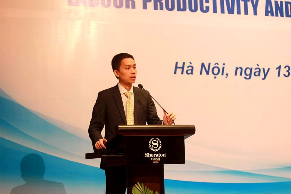 TS Nguyễn Đức Thành - Trưởng nhóm nghiên cứu, phát biểu tại buổi Hội thảo. Ảnh: HT cung cấp