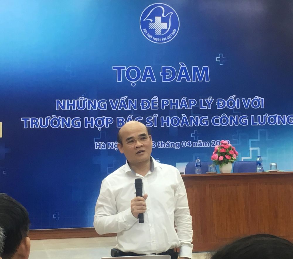 TS. Nguyễn Huy Quang - Phó Chi hội trưởng Chi Hội Luật gia - Bộ Y tế